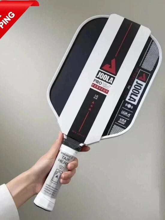 JOOLA Pro Perseus 16mm Pickleball Paddle | Black White Red