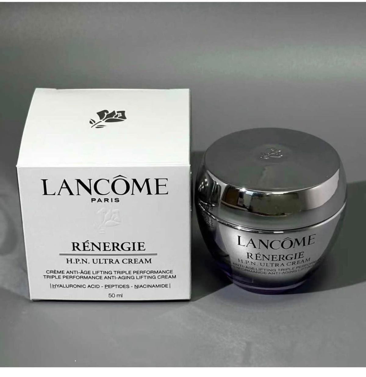Lancôme Rénergie H.P.N. Ultra Cream 50ml anti-aging lifting face cream with Hyaluronic Acid, Peptides and Niacinamide